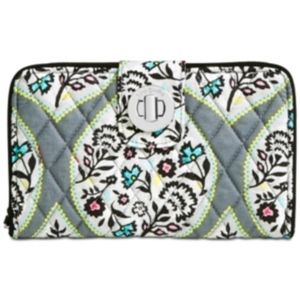 Vera Bradley RFID Turnlock Wallet Heritage Leaf